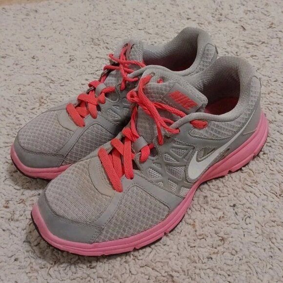 Nike Air Relentless 2 Running Shoes Grey Pink Women's Size 8.5 512083-002 - Picture 1 of 8